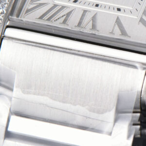 Tank Francaise Medium Diamond 32mmx 27mm 8848F SS Bracelet Quartz - Image 22