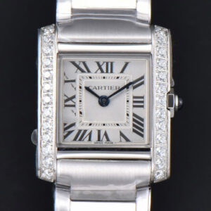 Tank Francaise Small 25.7mmx21.2mm Diamond 8848F SS Bracelet Quartz - Image 12