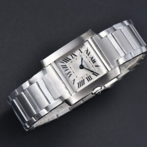 Tank Francaise Small 25.7mmx21.2mm 8848F SS Bracelet Quartz - Image 16