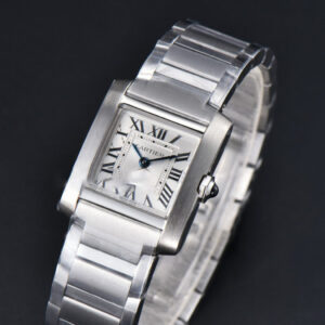 Tank Francaise Small 25.7mmx21.2mm 8848F SS Bracelet Quartz