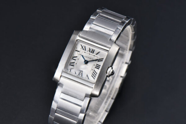 Tank Francaise Small 25.7mmx21.2mm 8848F SS Bracelet Quartz