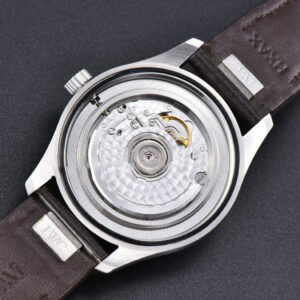 Mark XX IWC328201 40mm GSF Green Dial Brown Leather Strap A2892 - Image 2
