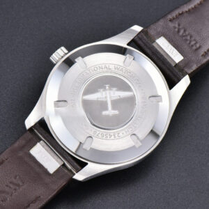 Mark XX IWC328201 40mm GSF Green Dial Brown Leather Strap A2892 - Image 3