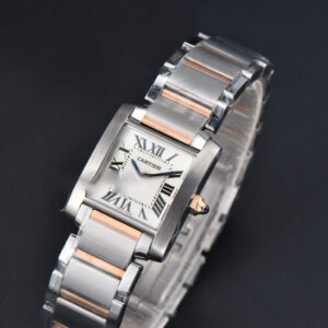 Tank Francaise Small 25.7mmx21.2mm 8848F RG/SS Bracelet Quartz - Image 15
