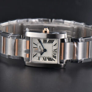 Tank Francaise Small 25.7mmx21.2mm 8848F RG/SS Bracelet Quartz - Image 22