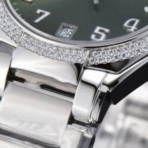 Twenty 4 7300 36mm PPF Diamond Green Dial SS Bracelet 324CS - Image 5