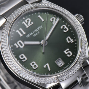Twenty 4 7300 36mm PPF Diamond Green Dial SS Bracelet 324CS - Image 7
