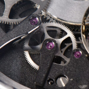 Tradition 7057BB ZF 40MM Gray Dial Black Subdial Black Leather Strap A505 - Image 7