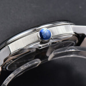 Tradition 7057BB ZF 40MM Gray Dial Black Subdial Black Leather Strap A505 - Image 9