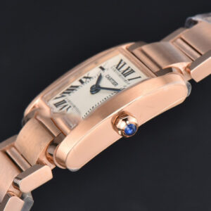 Tank Francaise Small Diamond 25.7mmx21.2mm 8848F RG Bracelet Quartz - Image 22
