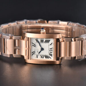 Tank Francaise Small Diamond 25.7mmx21.2mm 8848F RG Bracelet Quartz - Image 24