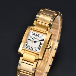 Tank Francaise Small 25.7mmx21.2mm 8848F YG Bracelet Quartz - Image 10