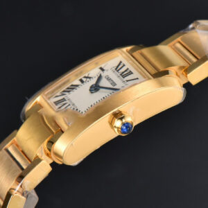 Tank Francaise Small 25.7mmx21.2mm 8848F YG Bracelet Quartz - Image 15