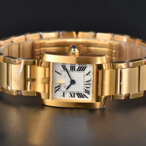 Tank Francaise Small 25.7mmx21.2mm 8848F YG Bracelet Quartz - Image 17