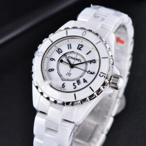 J12 38mm XF WhiteCeramic White Dial Crystal Markers On Bracelet - Image 5