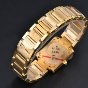 Tank Francaise Small Diamond 25.7mmx21.2mm 8848F YG Bracelet Quartz - Image 14