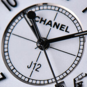J12 38mm XF WhiteCeramic White Dial Crystal Markers On Bracelet - Image 7