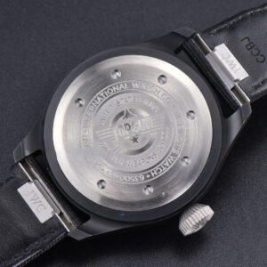 Top Gun IW326901 Ceramic 41mm M+F Black Dial Black Nylon Strap 9015 - Image 3