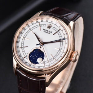 Cellini 50535 40mm Moonphase RG white dial KZF Asia 3195 Mod - Image 5