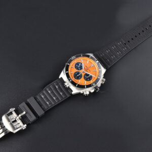 Chronomat B01 42mm BLSF Black Bezel Orange Dial Black Subdial Rubber Strap 7750 - Image 29
