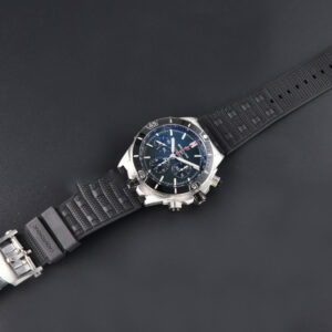 Chronomat B01 44mm BLSF Black Bezel Green Dial Rubber Strap 7750