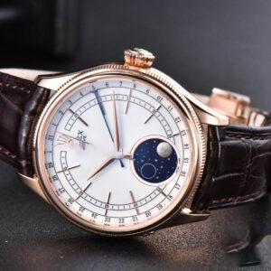 Cellini 50535 40mm Moonphase RG white dial KZF Asia 3195 Mod - Image 14