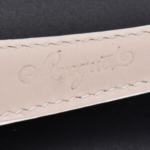 Tradition 7038BR RG ZF 40MM Diamond Gray Dial Silver Subdial White Leather Strap A505 - Image 15
