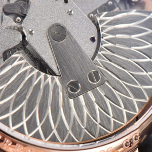 Tradition 7038BR RG ZF 40MM Diamond Gray Dial Silver Subdial White Leather Strap A505 - Image 17