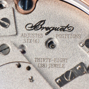 Tradition 7038BR RG ZF 40MM Diamond Gray Dial Silver Subdial White Leather Strap A505 - Image 18
