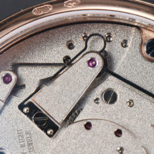 Tradition 7038BR RG ZF 40MM Diamond Gray Dial Silver Subdial White Leather Strap A505 - Image 19