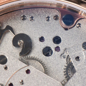 Tradition 7038BR RG ZF 40MM Diamond Gray Dial Silver Subdial White Leather Strap A505 - Image 20