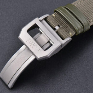 Top Gun IW326901 Ceramic 41mm M+F Black Dial Green Nylon Strap 9015 - Image 8