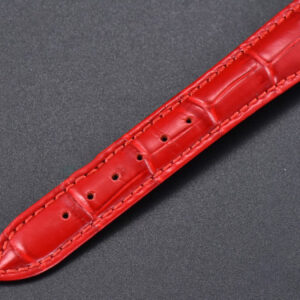 Tradition 7038BB ZF 40MM Diamond White Dial Red Leather Strap A505 - Image 12