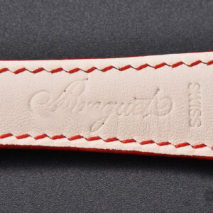 Tradition 7038BB ZF 40MM Diamond White Dial Red Leather Strap A505 - Image 14