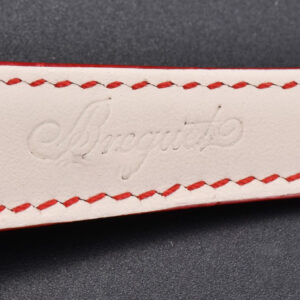 Tradition 7038BB ZF 40MM Diamond White Dial Red Leather Strap A505 - Image 15