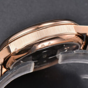 Tradition 7057BR RG ZF 40MM Gray Dial White Subdial Black Leather Strap A505 - Image 10