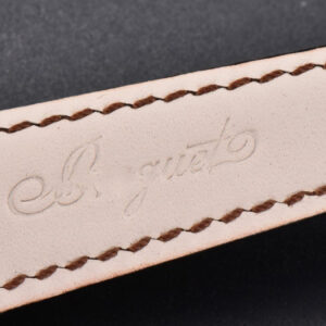Tradition 7057BR RG ZF 40MM Gray Dial White Subdial Black Leather Strap A505 - Image 15