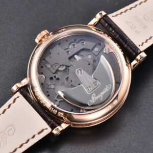 Tradition 7057BR RG ZF 40MM Gray Dial White Subdial Black Leather Strap A505 - Image 16