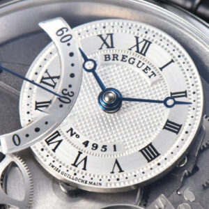 Tradition 7057BB ZF 40MM Gray Dial White Subdial Black Leather Strap A505 - Image 6