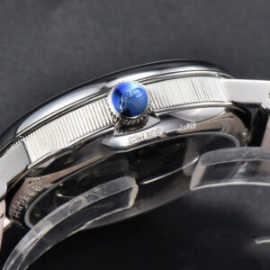 Tradition 7057BB ZF 40MM Gray Dial White Subdial Black Leather Strap A505 - Image 14