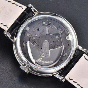 Tradition 7057BB ZF 40MM Gray Dial White Subdial Black Leather Strap A505 - Image 16