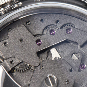 Tradition 7057BB ZF 40MM Gray Dial White Subdial Black Leather Strap A505 - Image 19