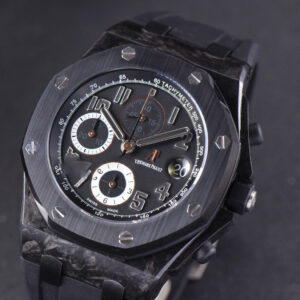 Royal Oak Offshore 2640IRO JF 44MM Black/Silver Dial Rubber Strap A3126 V2 - Image 5