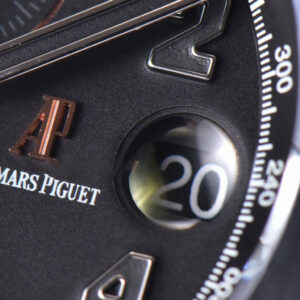 Royal Oak Offshore 2640IRO JF 44MM Black/Silver Dial Rubber Strap A3126 V2 - Image 9
