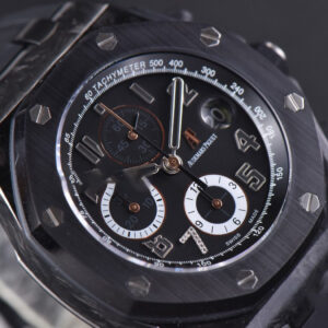 Royal Oak Offshore 2640IRO JF 44MM Black/Silver Dial Rubber Strap A3126 V2 - Image 11