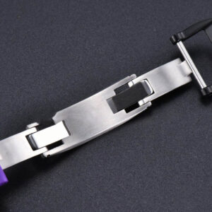 RM035-02 42mm Black Forged Carbon T+F Skeleton Dial Green Crown Purple Rubber Strap RMUL2 - Image 11