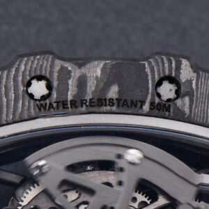 RM035-02 42mm Black Forged Carbon T+F Skeleton Dial Green Crown Purple Rubber Strap RMUL2 - Image 18