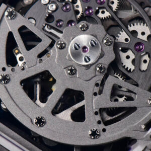 RM035-02 42mm Black Forged Carbon T+F Skeleton Dial Green Crown Purple Rubber Strap RMUL2 - Image 20