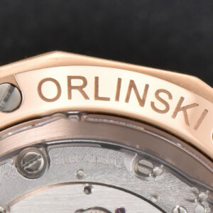 Classic Fusion Orlinski 40mm RG APSF Black Dial Black Gummy Strap A1110 - Image 8