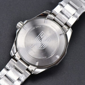 Aquaracer Caliber 5 43mm OF Black ‘Lion’ Dial Red Hand SS Bracelet SW200 - Image 7